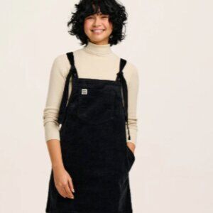 Lucy & Yak Mini Pini Dress in Corduroy Cabernet (UK 8/US 2)